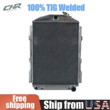 Aluminum radiator For CHEVY HOT / STREET ROD 350 V8 automatic AT MT 1938 38