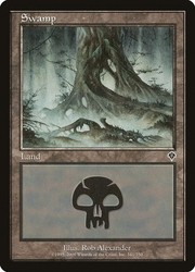Swamp (341) Invasion Magic: The Gathering