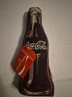 Vintage 90s Coca Cola Bottle Pillow Door Stop 12"x4" Advertising Collectible
