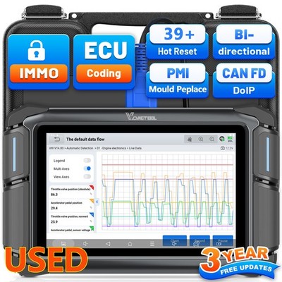 Used VDIAGTOOL VD70 Car All System Diagnostic Scanner Bidirectional ECU Coding  