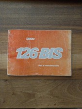 Libretto Uso E Manutenzione Fiat 126/Bis Per Macchina Storica.