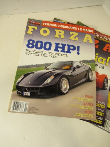Vintage Lot 8 Forza Ferrari Magazine Full Year 2009 # 91,92,93,94,95,96,97,98 - Picture 7 of 11