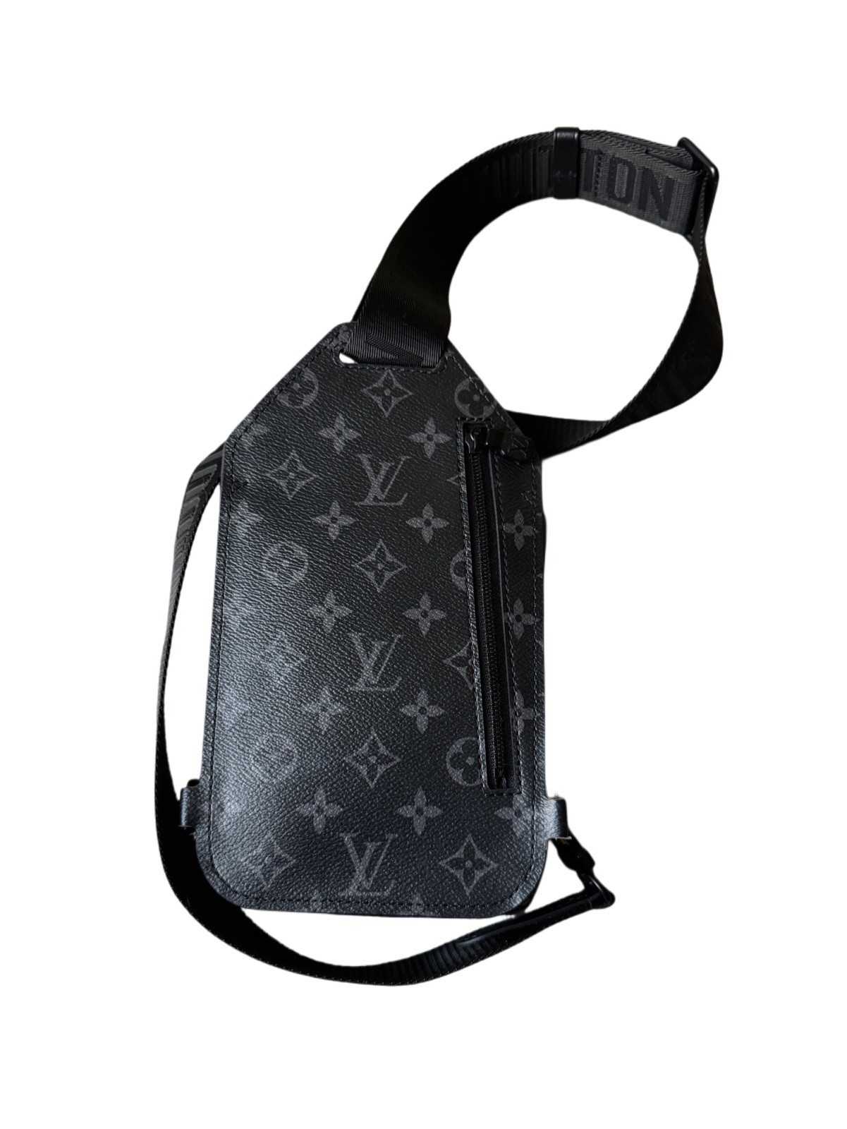Authentic LOUIS VUITTON  Monogram Eclipse Saumur … - image 4