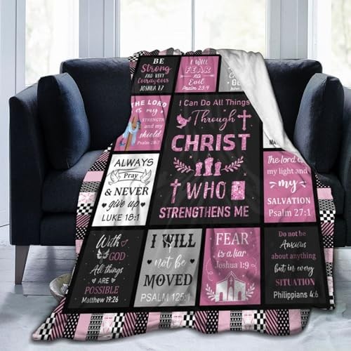 Christian Gifts for Women Blanket, Religious Inspirational 50*60 Christ Gifts - Picture 7 of 8