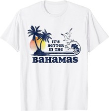 NEW It's Better in the Bahamas Vintage 80s 70s Vacation T-Shirt - MADE IN USA