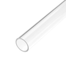 Clear Rigid Acrylic Pipe 26Mm ID X 30Mm 1 3/16" OD X 0.5M 20" round Tube Tubin
