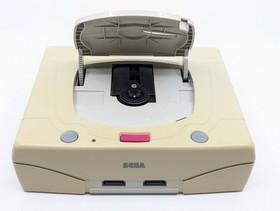 Sega Saturn White HST-3220 NTSC-J Japan Tested w/  MARVEL