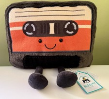 RETIRED Jellycat Amuseables Cassette Tape Genuine Brand New With Tags Plush BNWT