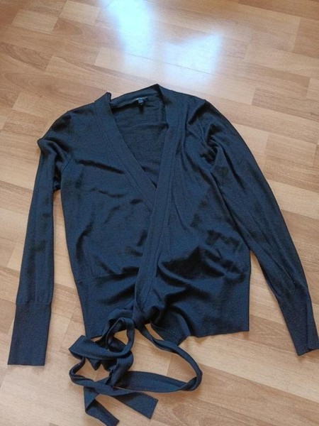 Women Escada Sweater Black Cashmere 40