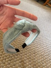 New sea foam Green Mint Open Weave Knotted Headband