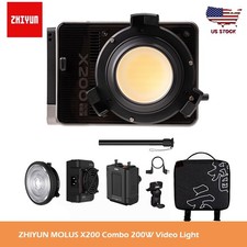 ZHIYUN MOLUS X200 Combo 200W Video Light Supports V-Mount Battery, HUB Expansion