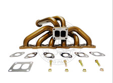 3mm T4 Twin Scroll Turbo Manifold For Skyline Rb20det Rb25det 240sx Coated