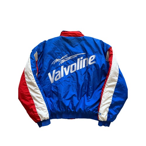 Vintage Mark Martin Valvoline NASCAR Racing Jacket Racing Champions Blue XXL