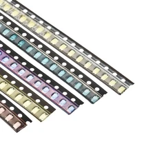 1206 Surface Mounted Devices x 5 Colors LED Lighting Bulbs 100pcs