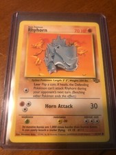Pokémon TCG Rhyhorn Jungle 61/64 Regular Unlimited Common