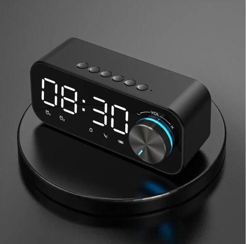 Altavoz Inalámbrico Bluetooth con Despertador Estéreo Bajo USB/TF Tarjeta Capaz - Imagen 1 de 12