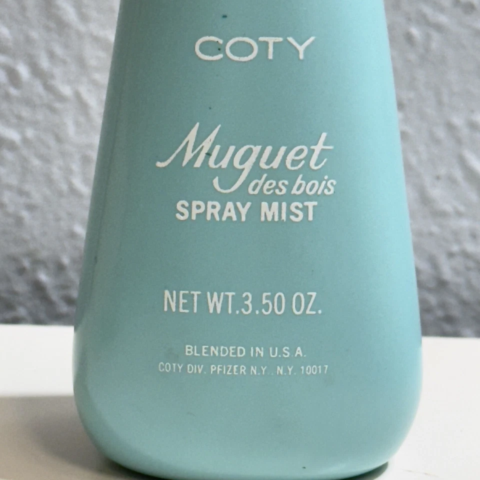 Bruma en aerosol vintage COTY MUGUET DES BOIS 3,50 OZ Foto 2 de 4