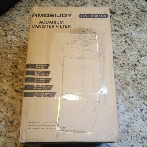 LOOK/READ - Amosijoy Aquarium Canister Filter EPC-1000-UV