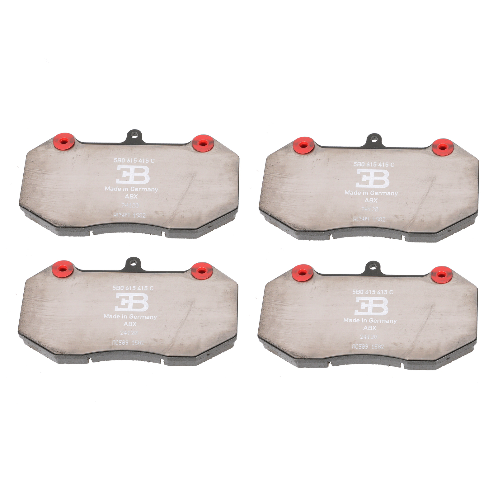Genuine Bentley Rear Disc Brake Pads With Wear Indicator RJR698451A OEM NEW