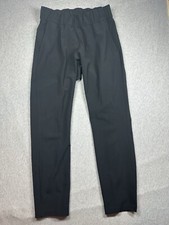 Lululemon On The Fly Pants Womens Size 2 Wide Leg Black Polyester Casual Comfort