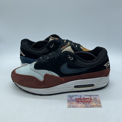 Size Nike De'Aaron Fox x Air Max Swipa Black Blue Suede