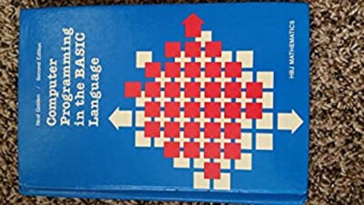 Computer Programming, Basic Language Hardcover Golden