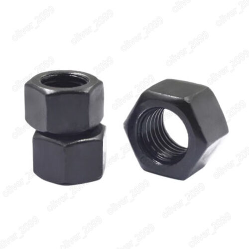Filo sottile nero 10,9 acciaio DIN934 dadi esagonali M8 M10 M12 M14 M16-M42 - Foto 2 di 5