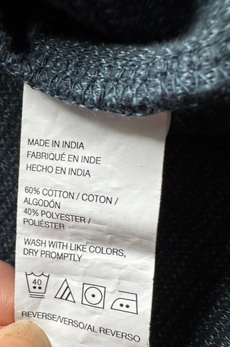 Van Heusen Flex Pullover Long Sleeve Size XL Blue Green Cotton Blend Striped - Picture 9 of 10