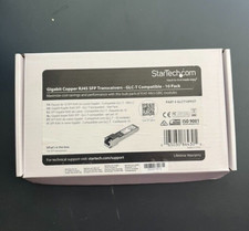 StarTech.com Cisco GLC-T Compatible copper RJ45 SFP Module Transceivers 10 pack