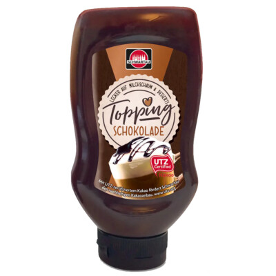 Schwartau Coffee Shop Topping mit Schokoladen Geschmack 250ml