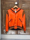 Vintage Letterman Jacket Cheerleading Jacket Ragan Russell Letter Satin M