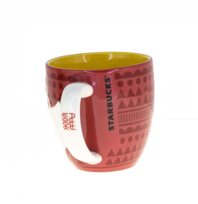 Set De 12 Tasses Starbucks Taiwan Zodiac Red Demi Mug 3 Oz – Nouvel An Chinois, Design Relief !