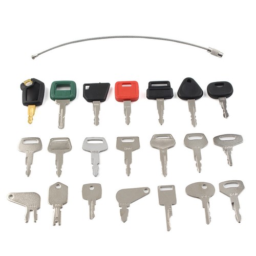21 Heavy Equipment Construction Ignition Key Set For John Deere For New Holland - Imagen 2 de 7