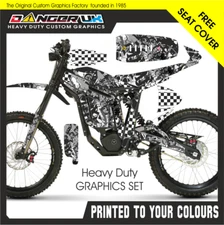 TALARIA Sting Stickers heavy Duty - GRAPHICS KIT - DECALS Stealth style