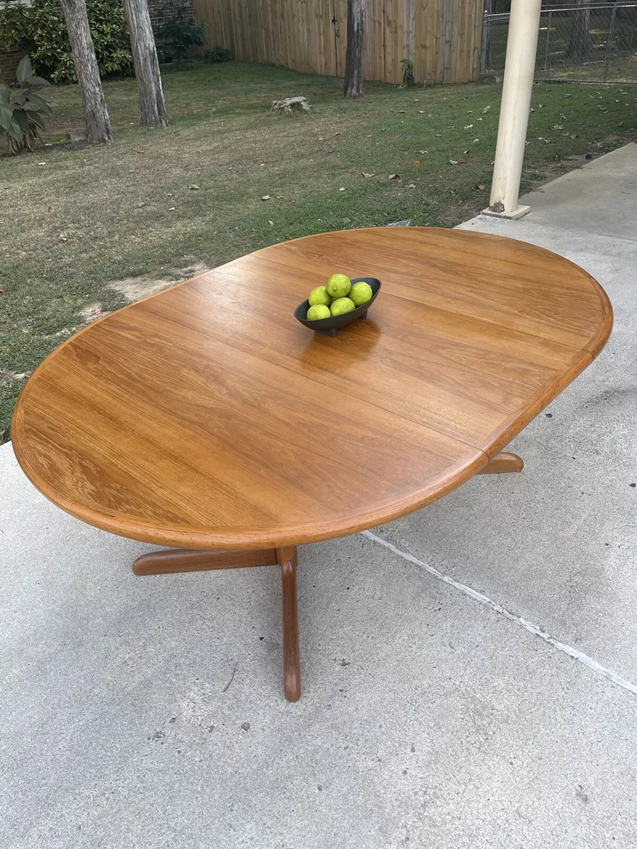 Vintage danish on sale teak dining table