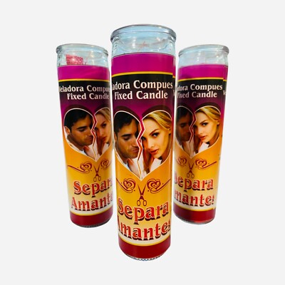12x Set, Separa Amantes Veladora preparada, Brake Up Lovers Fixed Candles. 