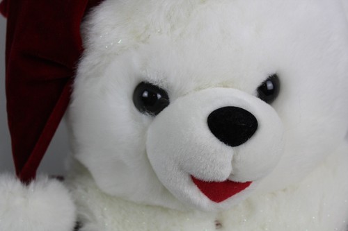 2007 Snowflake Teddy Christmas Bear Boy Red Green Outfit Hat 21" Dan Dee - Picture 2 of 5