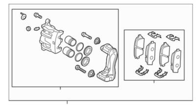 OEM 58110-S8000 Brake Calipers Brake Front/LH UPS for Hyundai Palisade ...