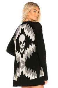 skull cashmere cardigan