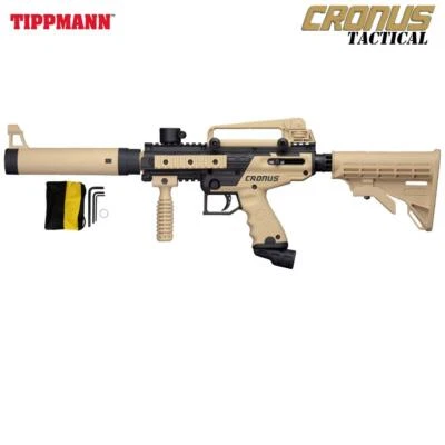 Tippmann Cronus Tactical Paintball Gun - Black / Tan