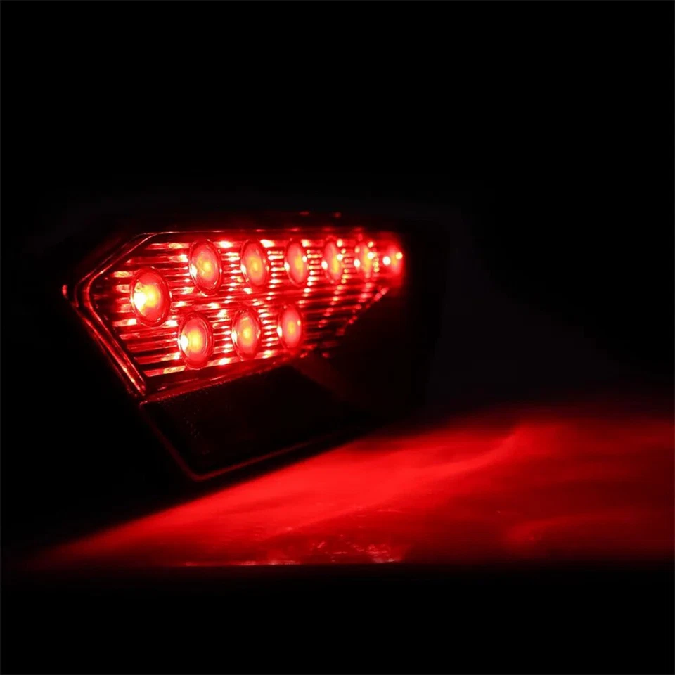 For Polaris RZR Turbo 1000 XP 900 S 2014-2019 Smoked LED Rear Tail Brake Lights - Image 3 of 4