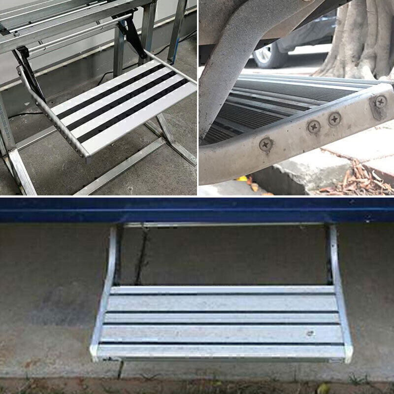 Spring Loaded Rv RV Step Single Pull-Out Spring Loaded Caravan / - Easy Access Step For ...