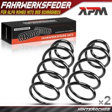 2x Federn Fahrwerksfeder Hinterachse L + R für Alfa Romeo Mito 955 Schrägheck
