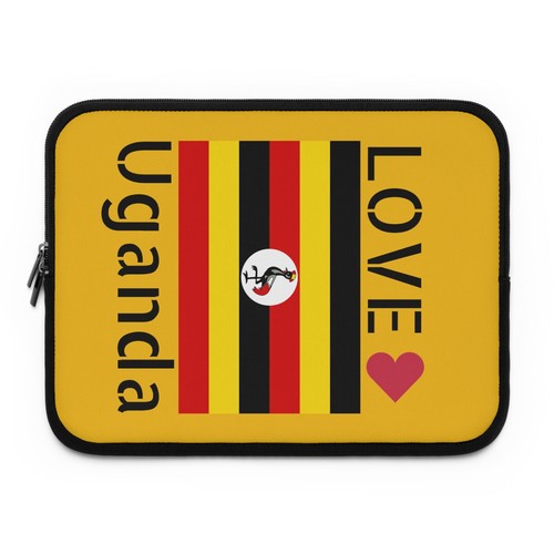 Love Uganda, Laptop Sleeve, yellow - Picture 3 of 7