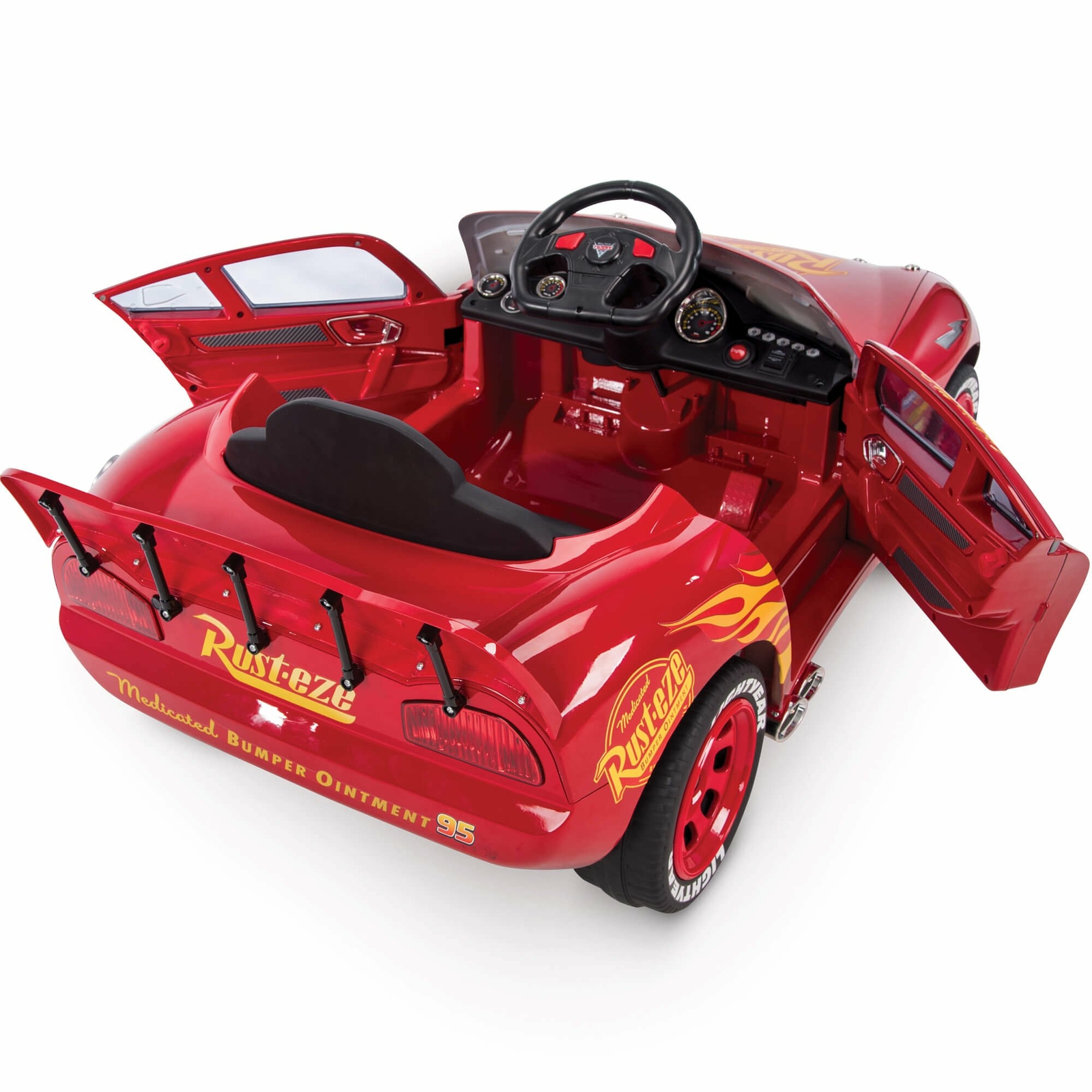 disney pixar cars 3 6v lightning mcqueen boys ride on red tricycle by huffy