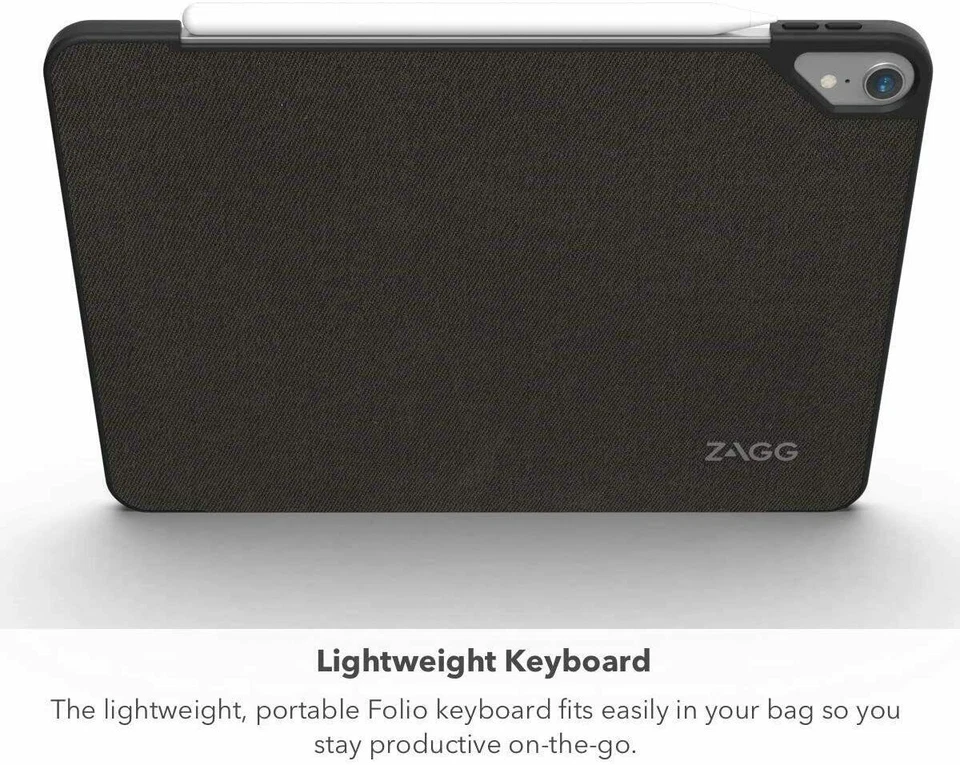 Zagg iPad Pro 11" 1st Gen 2018 Bluetooth Keyboard Folio Case - Image 3 of 4