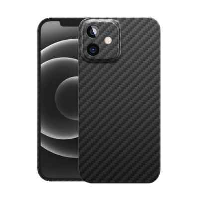 Carbon Fiber Aramid Business Case Cover w/Camera Protector For iPhone 14 Pro Max