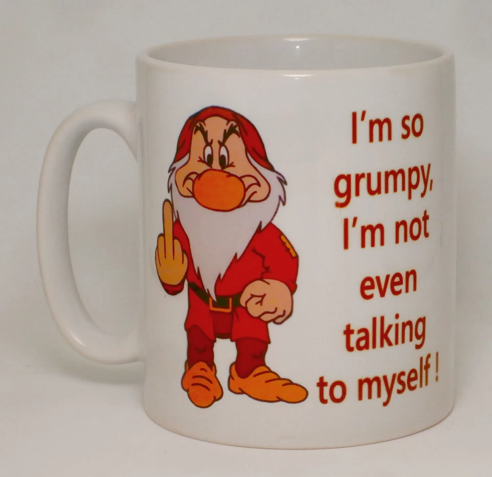 I'm So Grumpy!  Mug Gift Funny Rude Coffee Cup Gift Fathers Day Personalised - Image 3 of 3
