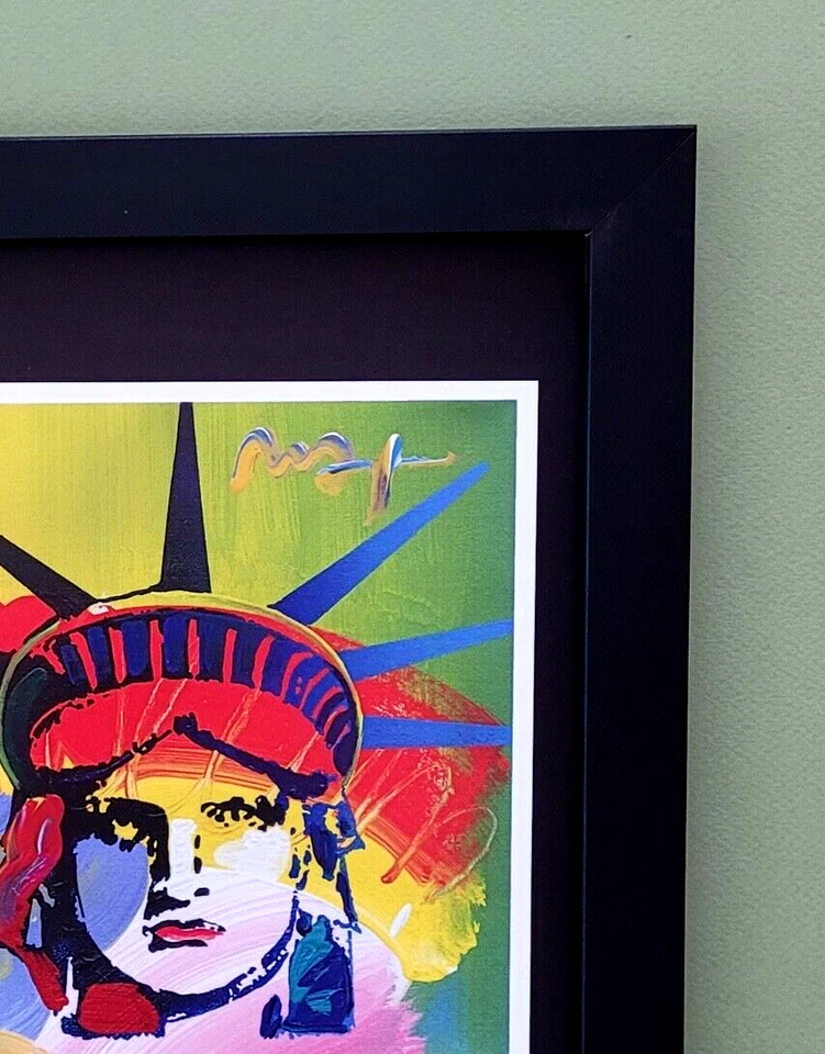 Peter Max | Impresión vintage firmada | Liberty Pop Art | Marco nuevo | ¡Cómpralo ahora! Foto 2 de 3