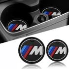 2x BMW SIlcone Car Anti Slip Cup Holder Mats Coasters 1 2 3 4 5 X Series F20 F30